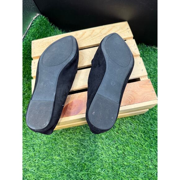 Musshoe-Black-Pointed Flats- Size 9W - Picture 10 of 10